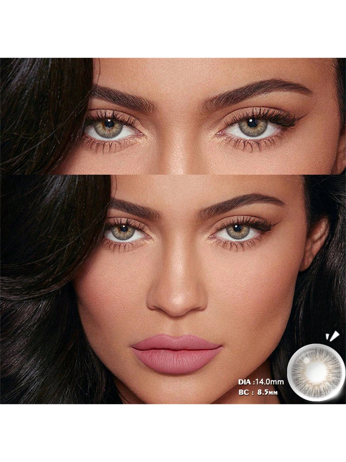 عدسات شي إن (0~-8.00) لقصر النظر ملونة ممنوع الفتح I1