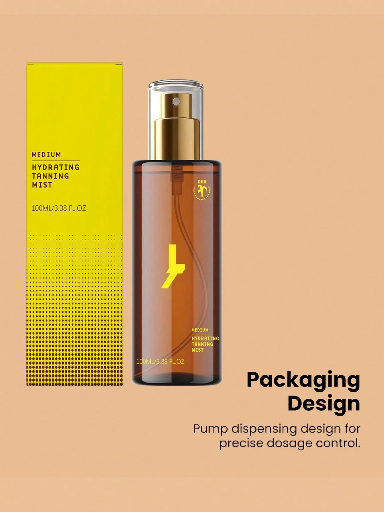 SHEIN 1 Box 100ml Sunless Tanning Mist, Tanning Oil For Wheat & Bronze Skin Tone