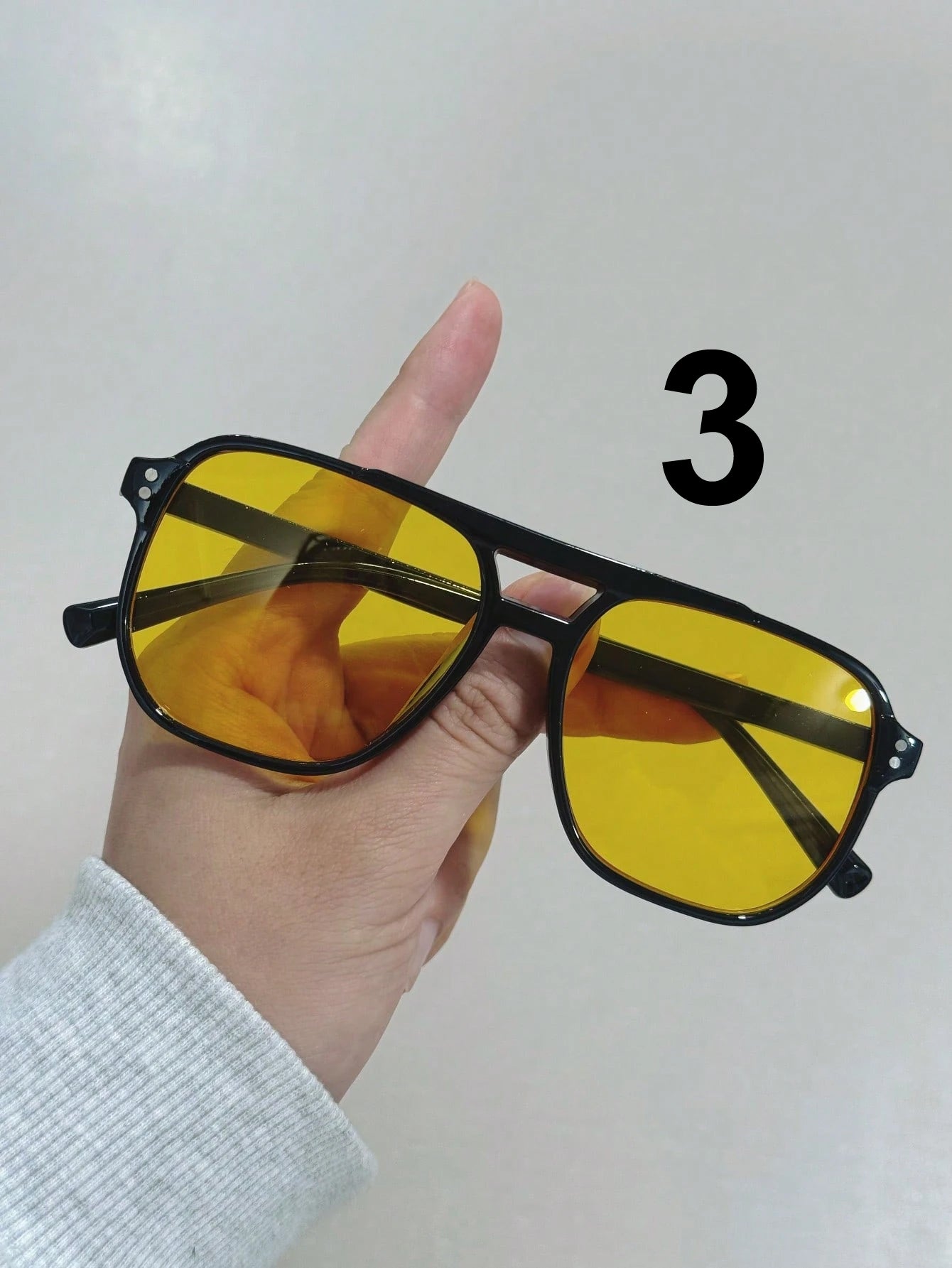 SHEIN 1pairs Men's Multicolor Classic Retro Summer Holiday Leisure Fashion Glasses