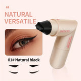 1pc Rotating Dual Tip Eyeliner Pen - Waterproof, Smudge-Proof, One-Shot Application, Long-Lasting Makeup