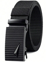 SHEIN 1pc Durable Canvas Belt For Men, Equipped With A Quick