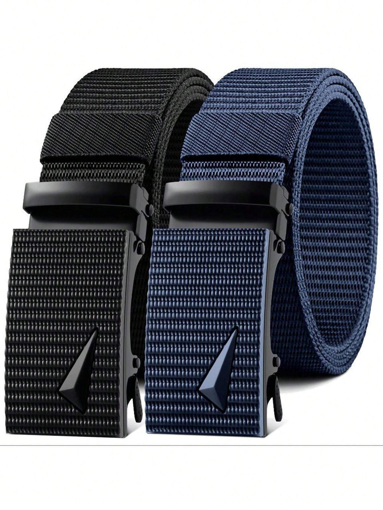 SHEIN 1pc Durable Canvas Belt For Men, Equipped With A Quick