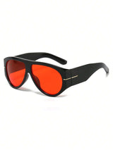 SHEIN 1pc Oversized Sports Fashion Glasses