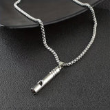 1pc Whistle Pendant Necklace For Men