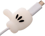 SHEIN 2pcs Thumb Up Design Data Cable Protector