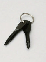 SHEIN 2 portable Phillips Screwdriver and slotted screwdriver Keyring Set