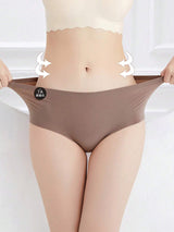 SHEIN 6PCS Seamless Comfortable Briefs Solid Color