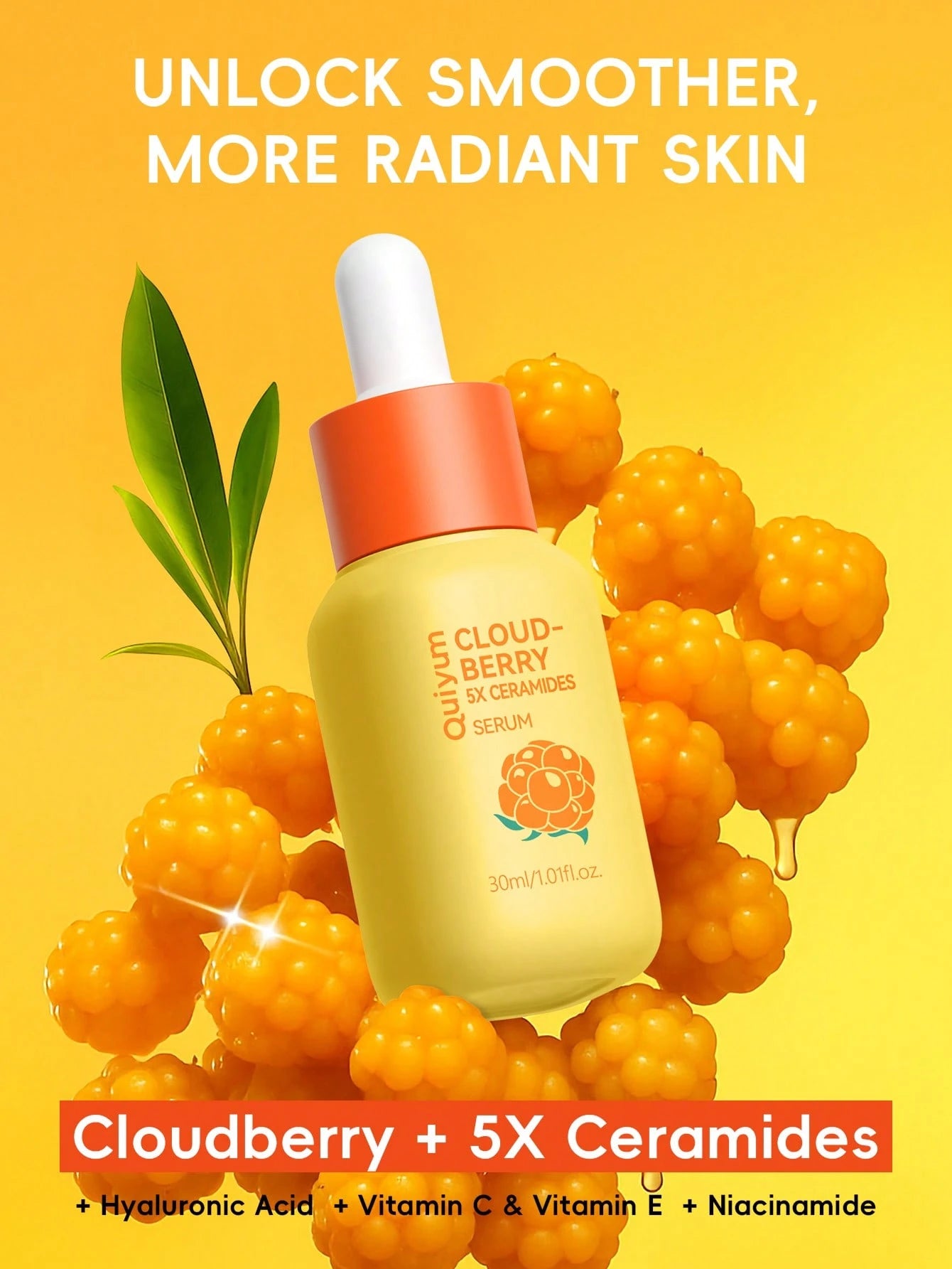 مصل SHEIN 6 Essence، نياسيناميد البطيخ QUIYUM، ثمر الورد، ببتيد الرمان