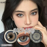 SHEIN EYESHARE 1 Pair/2 Pcs Natural Gray Color Soft & Comfortable High-Quality Disposable