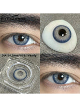SHEIN EYESHARE 1 Pair/2 Pcs Natural Gray Color Soft & Comfortable High-Quality Disposable