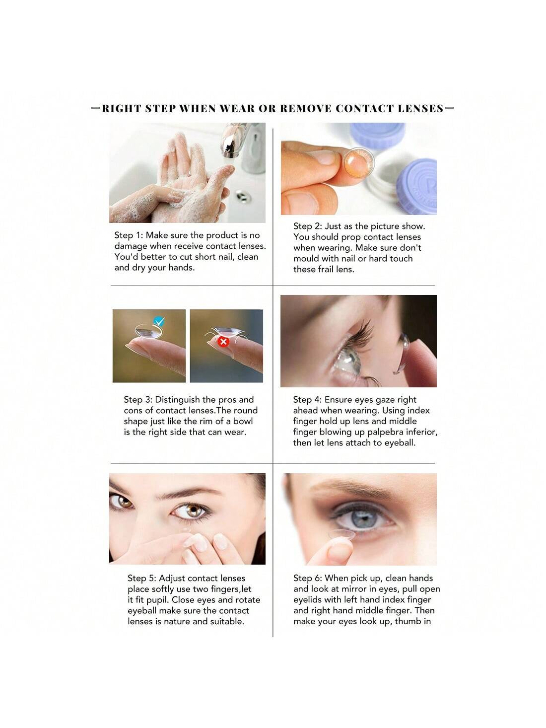 SHEIN EYESHARE 1 Pair/2 Pcs Natural Gray Color Soft & Comfortable High-Quality Disposable