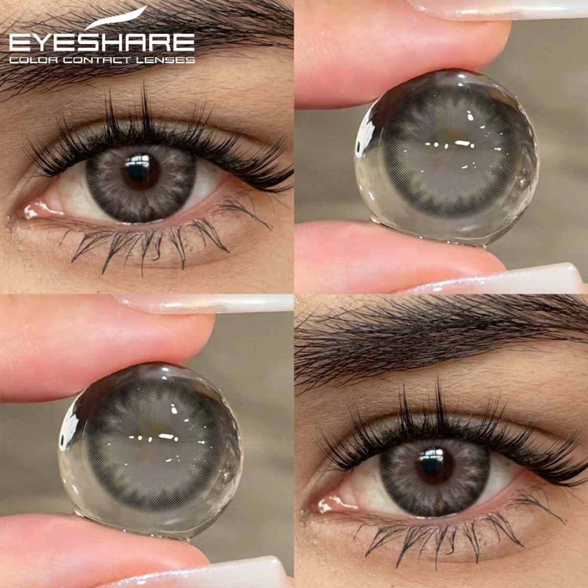 SHEIN Eyeshare 1 Pair Colored Contact Lenses For Eyes Natural Eye Lenses