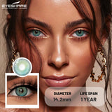 SHEIN Eyeshare 1 Pair Colored Contact Lenses For Eyes Natural Eye Lenses Gray Pupils Lens Blue Eye Lenses