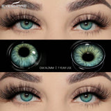 SHEIN Eyeshare 1 Pair Colored Contact Lenses For Eyes Natural Eye Lenses Gray Pupils Lens Blue Eye Lenses
