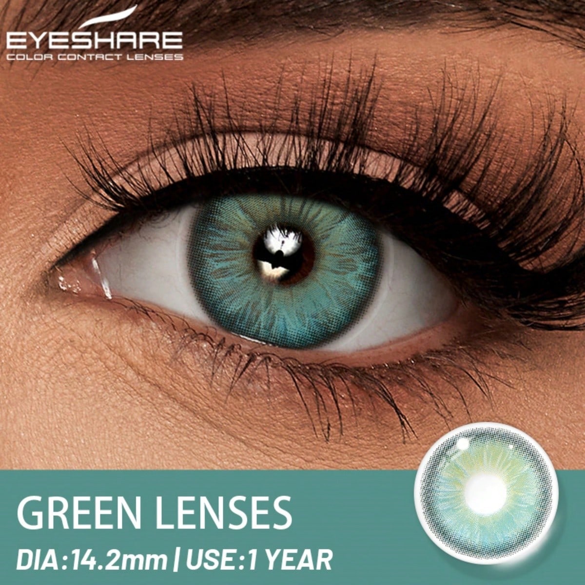 SHEIN Eyeshare 1 Pair Colored Contact Lenses For Eyes Natural Eye Lenses Gray Pupils Lens Blue Eye Lenses