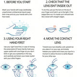 SHEIN Eyeshare 1 Pair Colored Contact Lenses For Eyes Natural Eye Lenses Gray Pupils Lens Blue Eye Lenses
