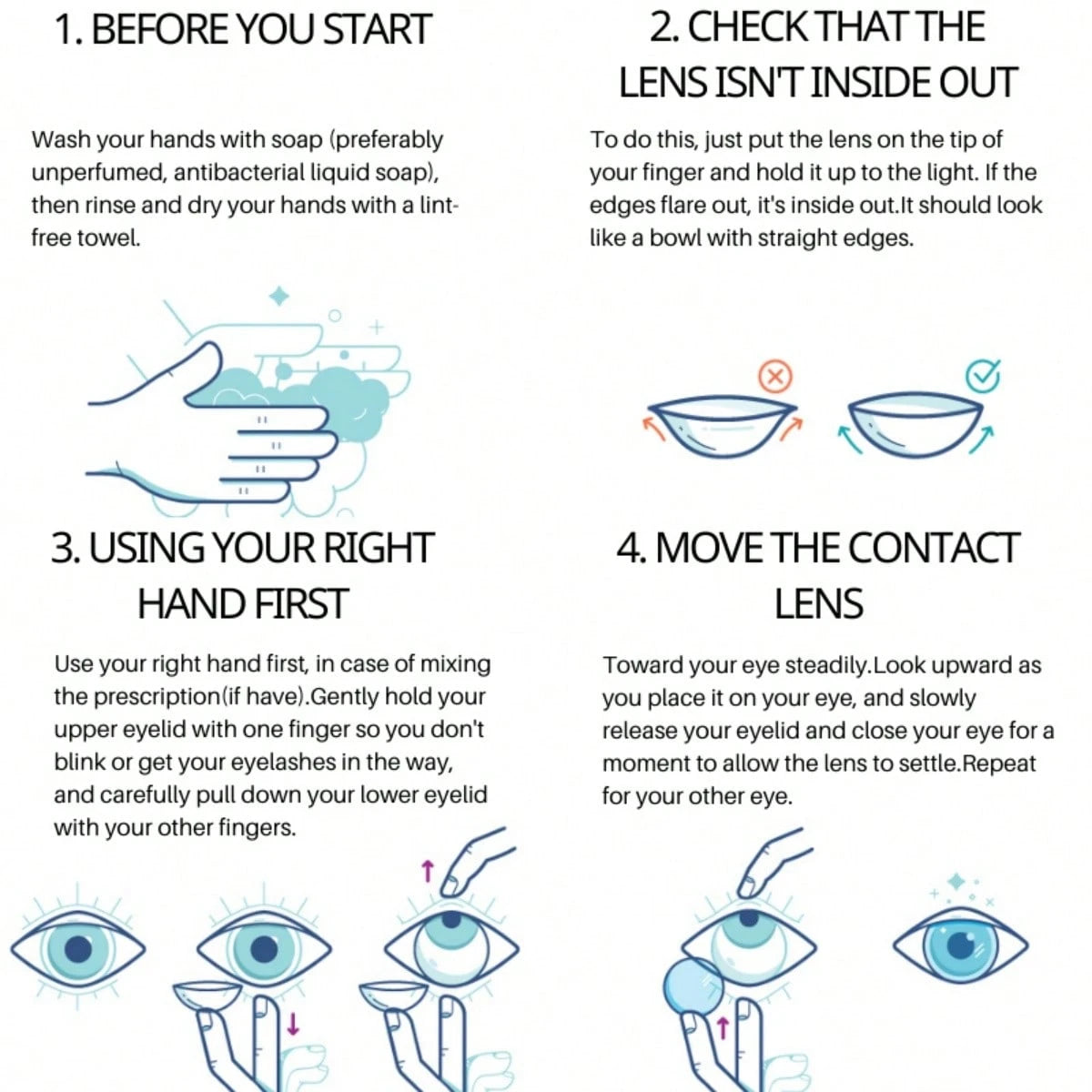 SHEIN Eyeshare 1 Pair Colored Contact Lenses For Eyes Natural Eye Lenses Gray Pupils Lens Blue Eye Lenses