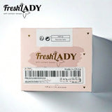 SHEIN FRESH LADY Freshlady عدسات لاصقة رمادية للاستعمال السنوي، 1 زوج، 14.20 مم