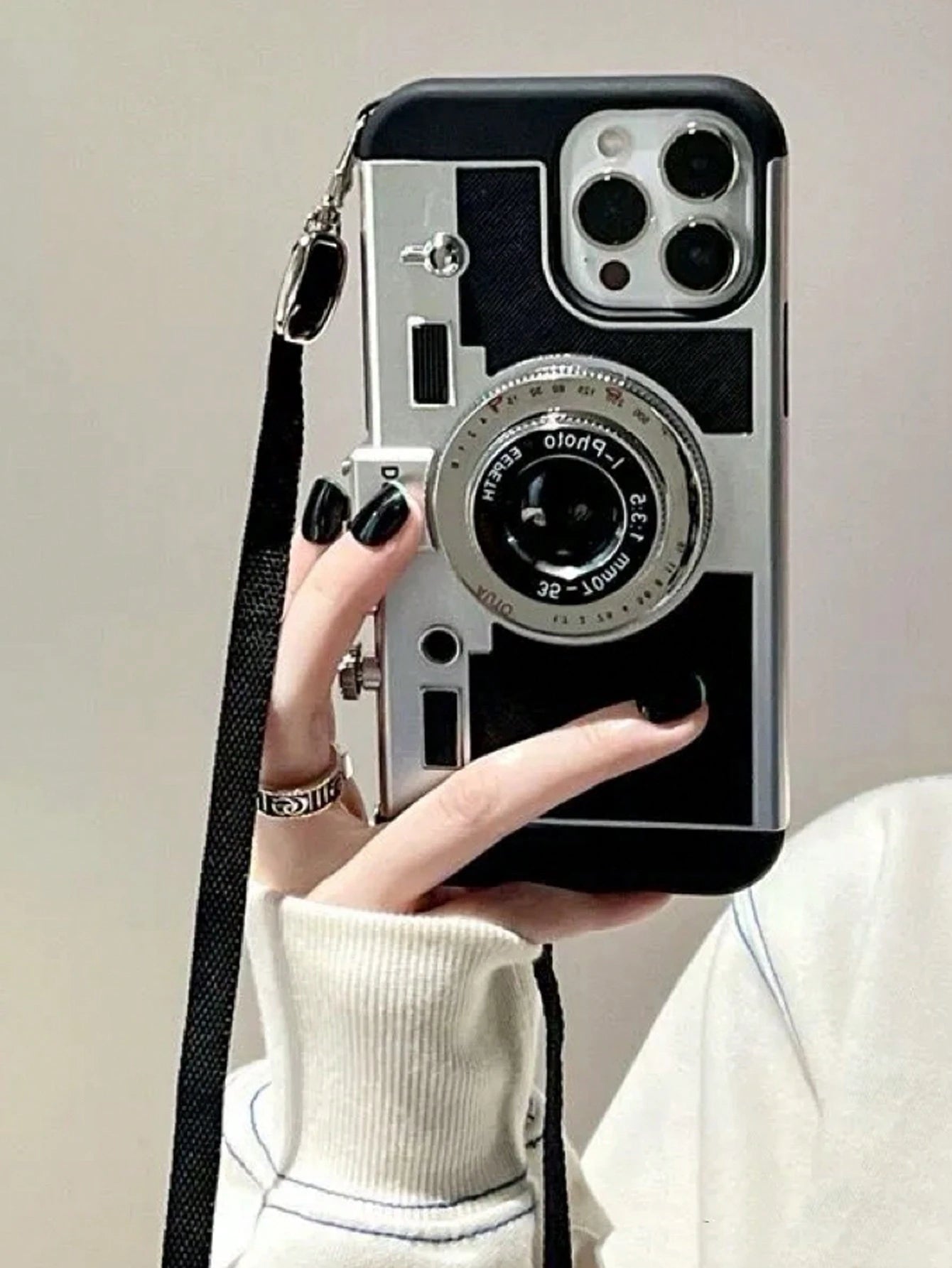 Funny Camera Shaped Phone Case Compatible With IPhone