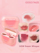 SHEIN GOGO TALES GOGOTALES Dual-Color Lipstick Inspired By Headphones, Long-Lasting Moisturizing