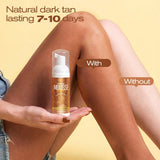 SHEIN Hllozzi 60ml Self Tanning Mousse – Lightweight Sunless Tanning Foam With Coconut Scent