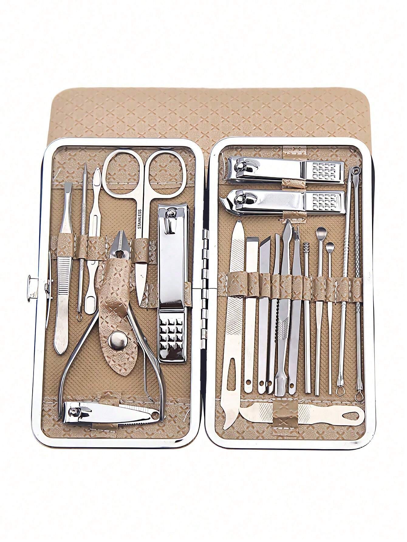 SHEIN Manicure Pedicure Set,Professional Toenails Cuticle Cutter
