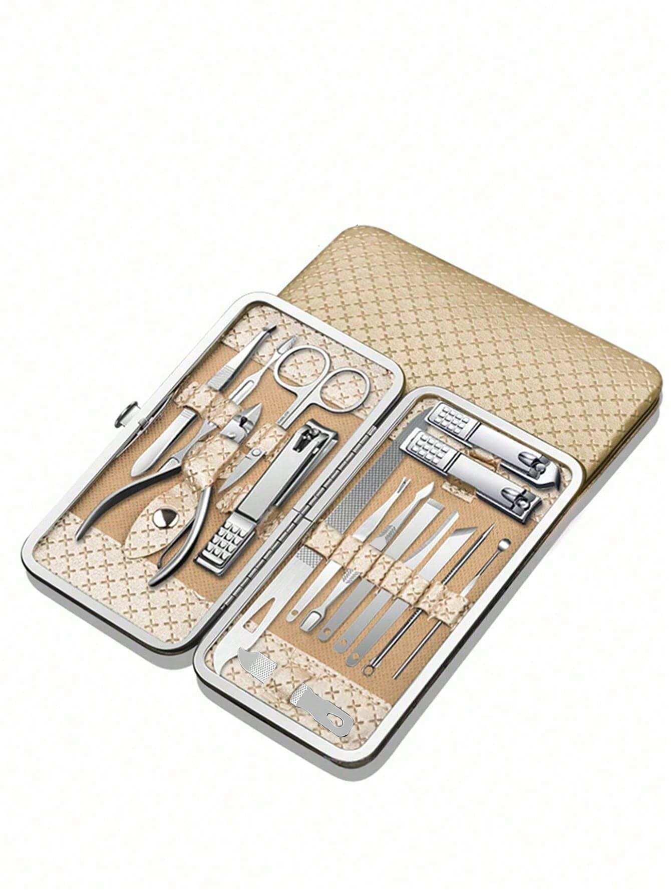 SHEIN Manicure Pedicure Set,Professional Toenails Cuticle Cutter