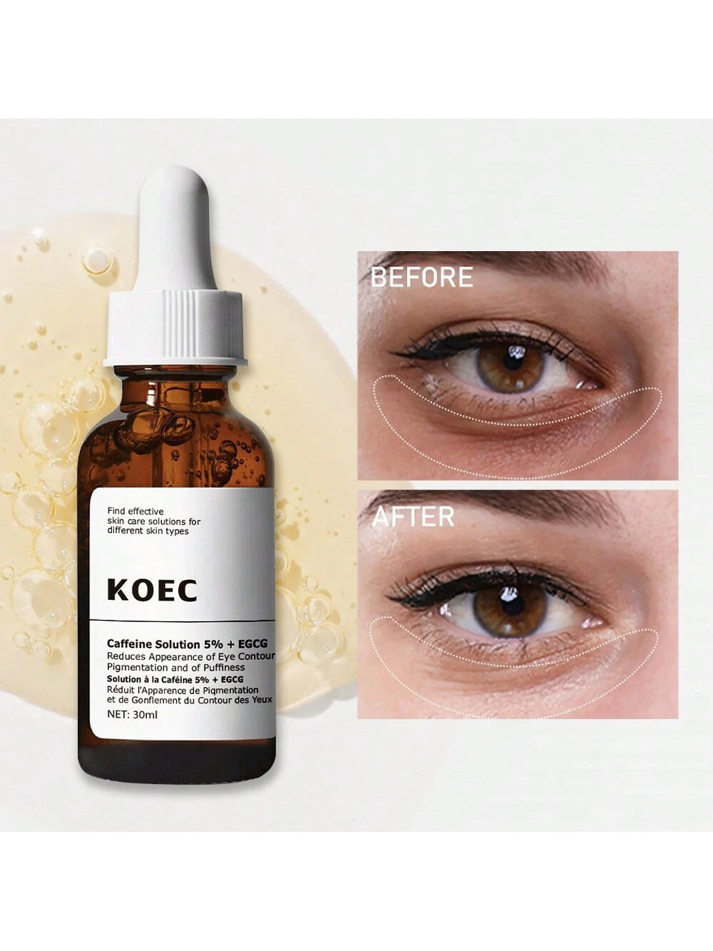 SHEIN KOEC Caffeine Solution 5% + EGCG Eye Serum 30ml