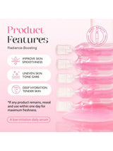 SHEIN KOEC PDRN Pink One-Day Essence | 99% Salmon DNA PDRN Concentrated Ampoule, Collagen, Glutathione, Hyaluronic Acid - Enhances Skin Radiance | Korean Skincare 1.5ml X 10pcs/Box