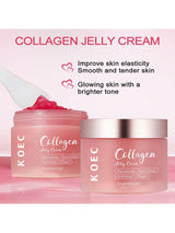 SHEIN KOEC Collagen & Niacinamide Gel Cream, Lifting & Moisturizing Face Cream, Daily Moisturizing Cream