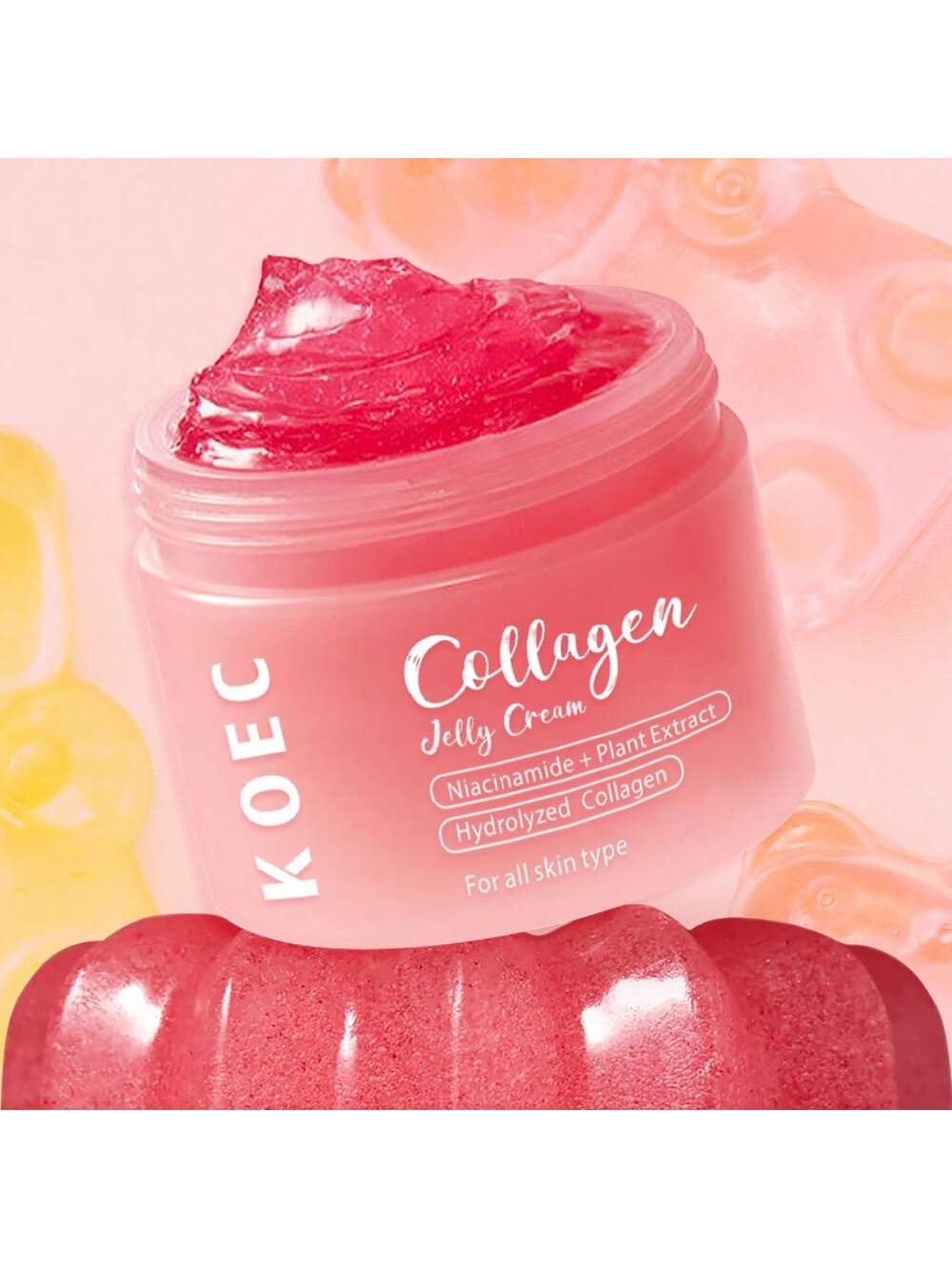 SHEIN KOEC Collagen & Niacinamide Gel Cream, Lifting & Moisturizing Face Cream, Daily Moisturizing Cream