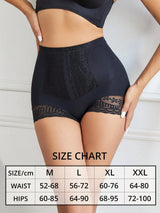 shein Lace High Waist Tummy Control Boyshorts Boxer