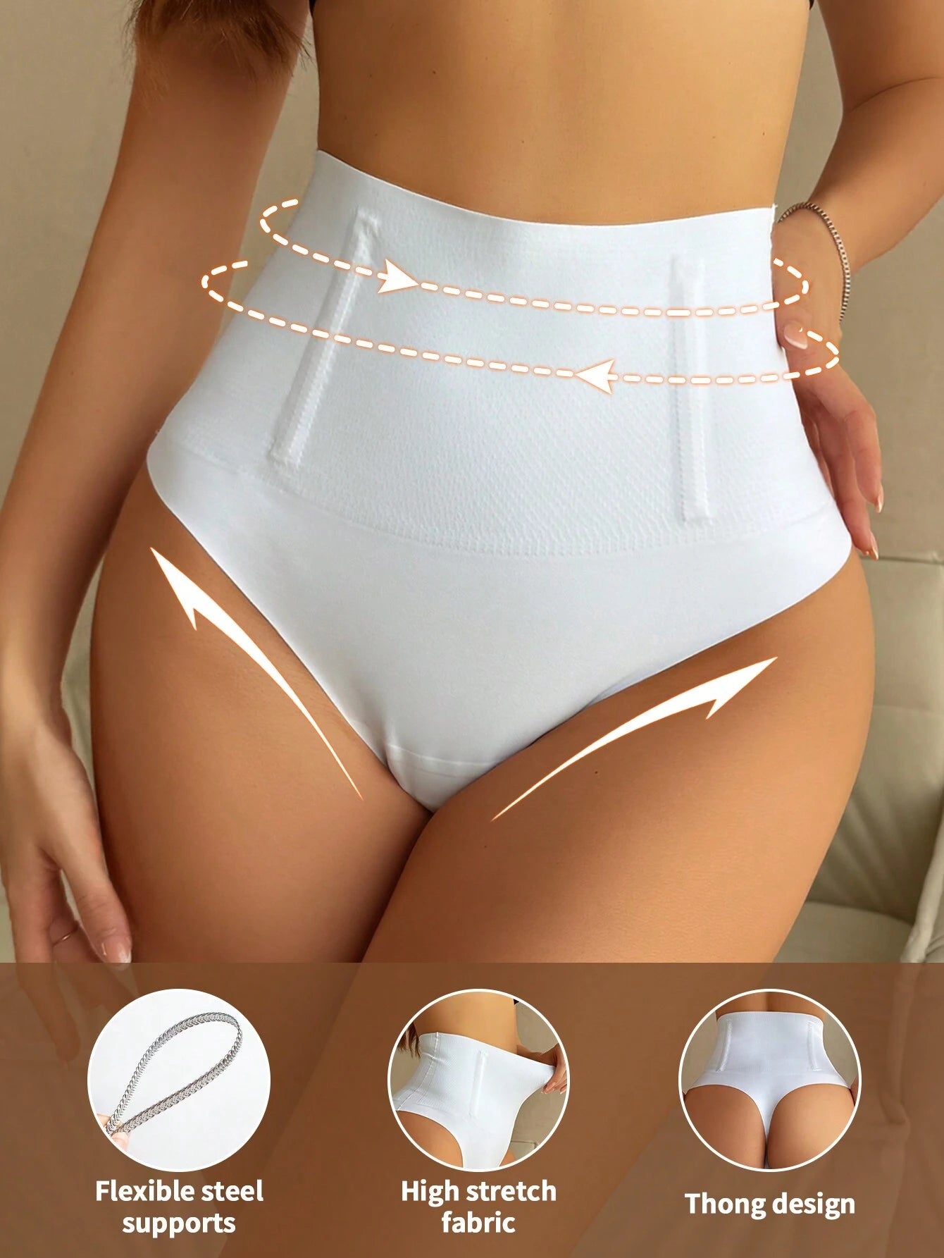 SHEIN Ladies Seamless Shapewear Bottom Body Sculpting Briefs, Sexy