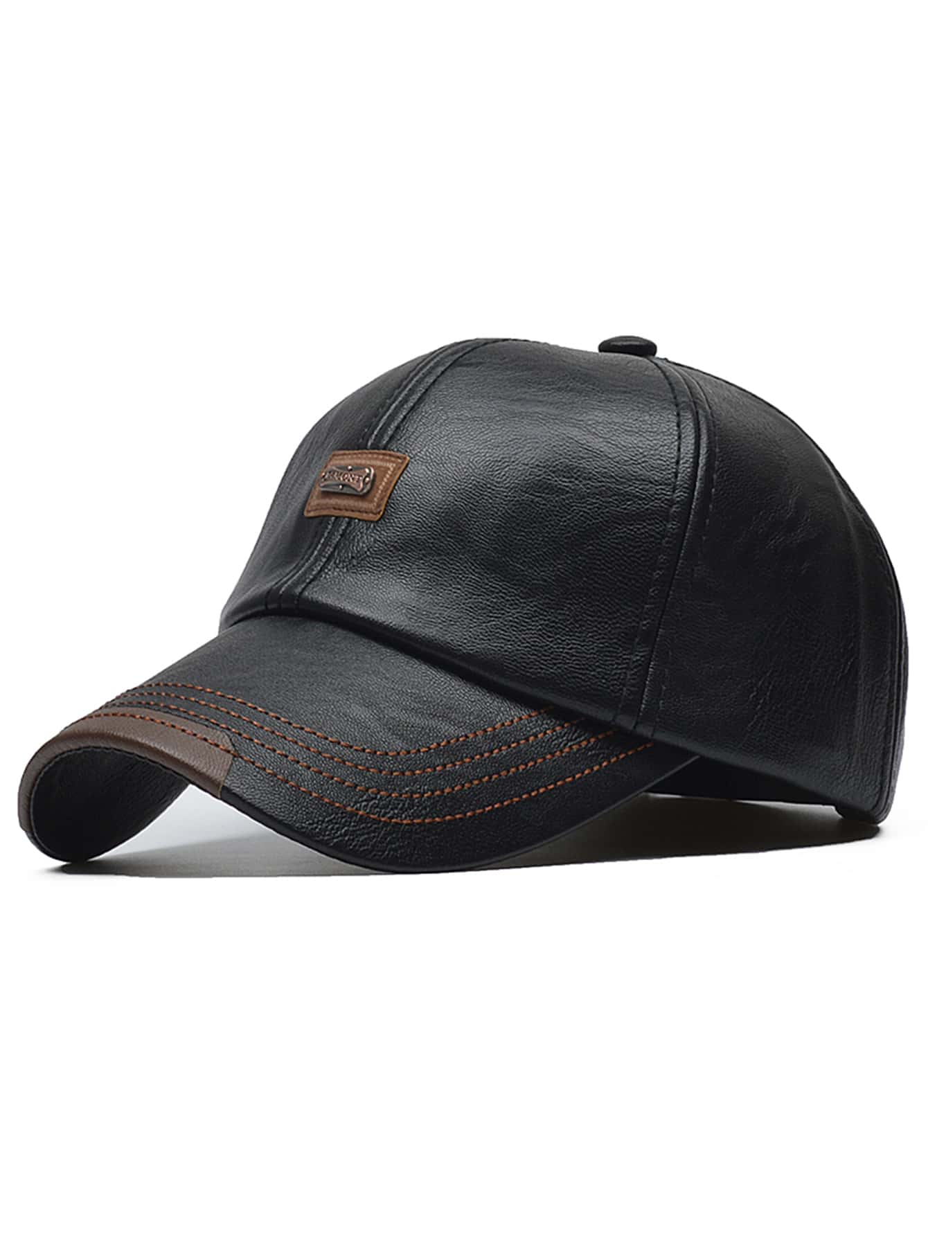 Men's PU Polyurethane Baseball Cap Casual
