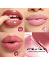 SHEIN Pudaier 1pc Non-Sticky Lip Gloss, Long-Lasting Hydration Mirror Water Gloss, Easy-Blend Application Lip Balm Suitable For Birthday Christmas Present