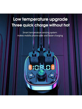 SHEIN Q5 Car Bluetooth FM Transmitter Wireless Dual USB
