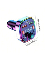 SHEIN Q5 Car Bluetooth FM Transmitter Wireless Dual USB
