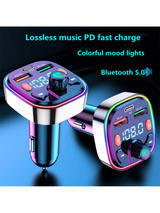 Q5 Car Bluetooth FM Transmitter Wireless Dual USB