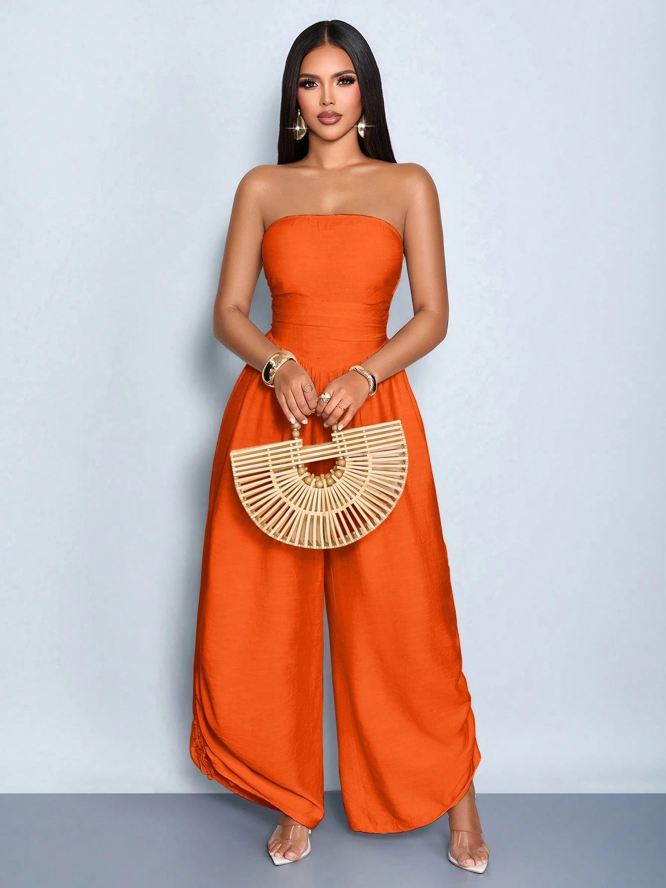 SHEIN SOLERSUN Spring/Summer Women's Clothing, Casual/Resort Style Jumpsuit