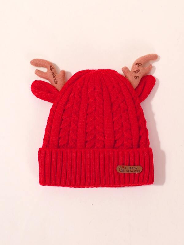Shein Baby Christmas Knit Beanie