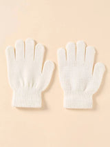 Shein Kids Solid Gloves