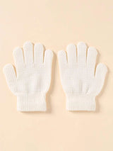 Shein Kids Solid Gloves