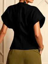 SHEIN Spring & Summer Women's Top, For Work, Daily Wear, Commuting And Office Occasions
