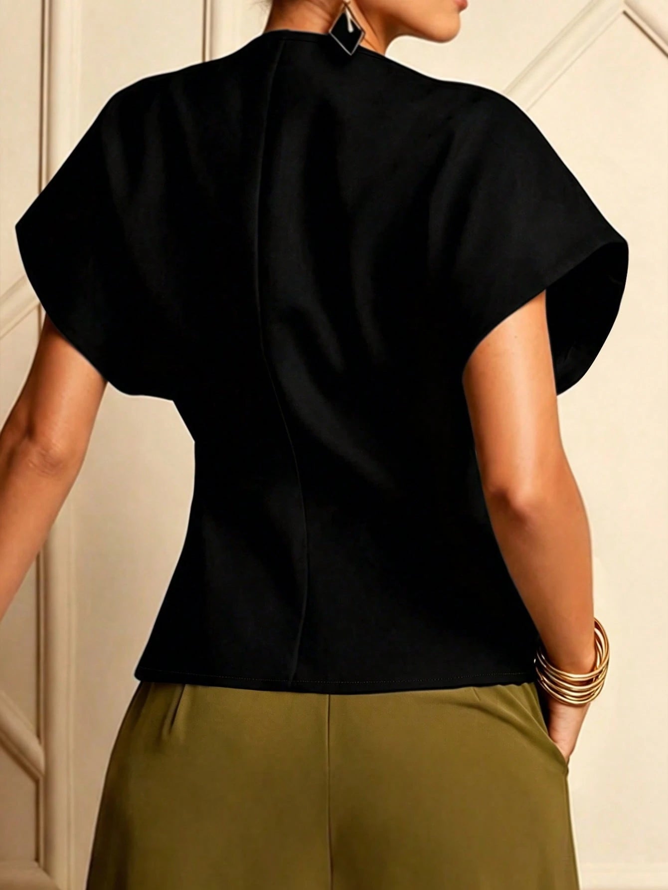 SHEIN Spring & Summer Women's Top, For Work, Daily Wear, Commuting And Office Occasions
