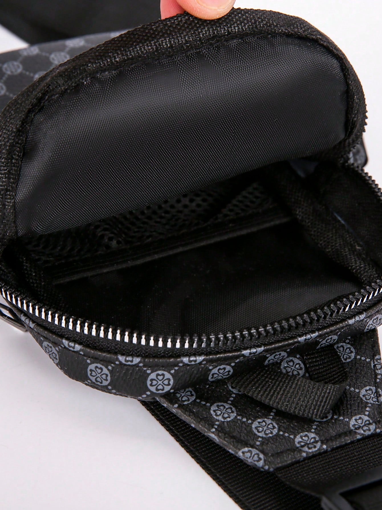 SHEIN TIANDINGYU Classic Fashion Men's Pu Chest Bag Mini Coin Purse Phone