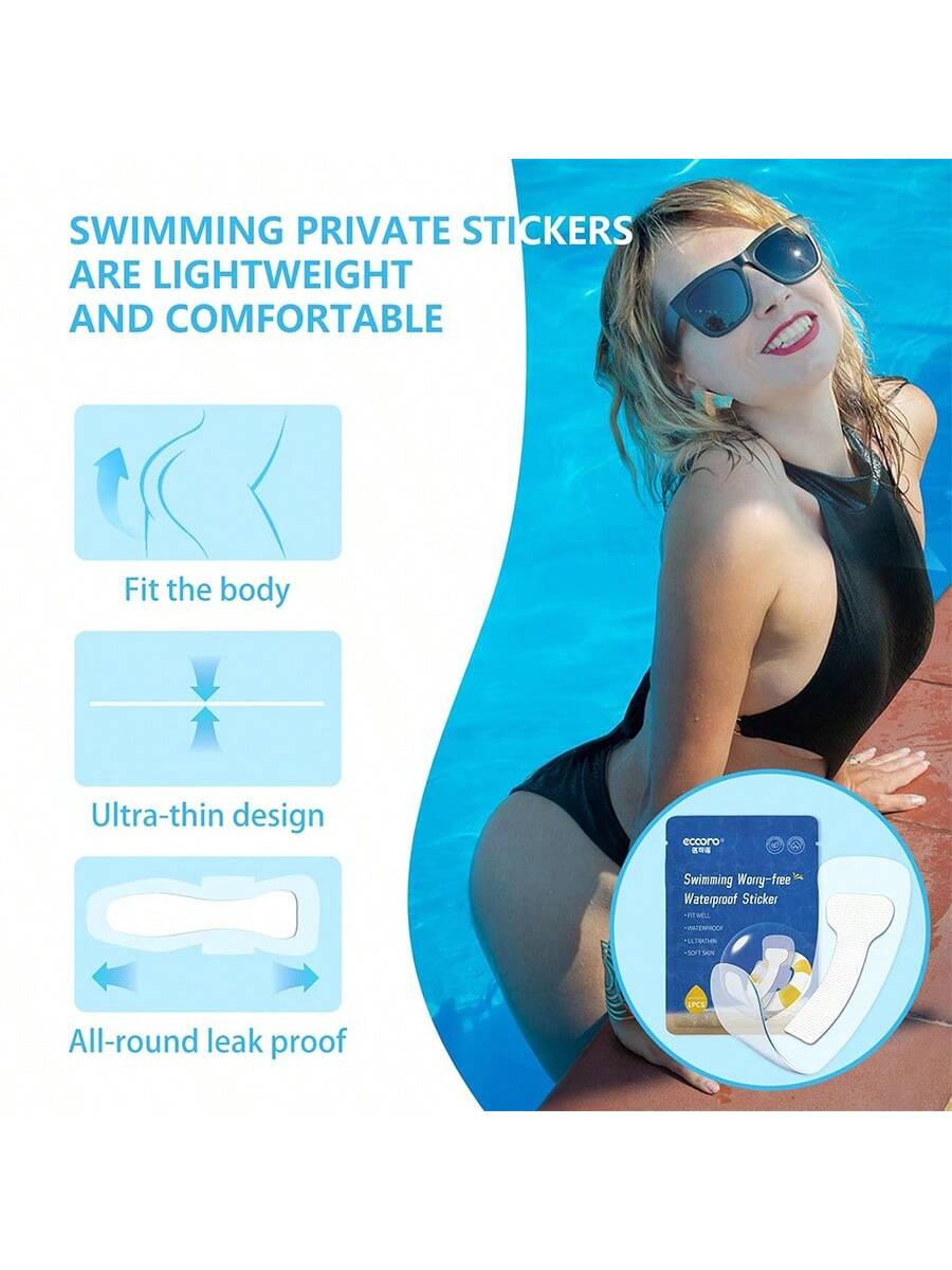 SHEIN Waterproof Swim Pad For Girls/Women | Swim Intimate Pad | Skin-Friendly Intimate Protection