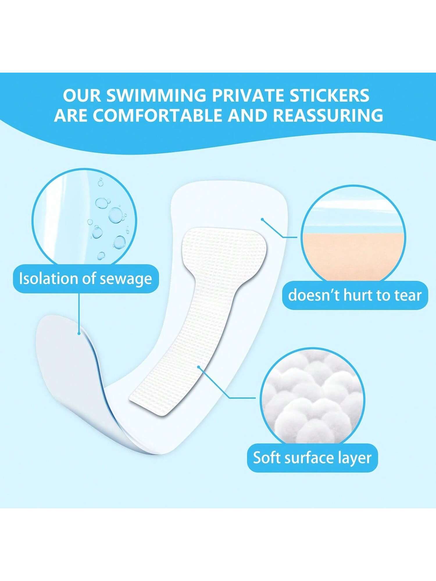 SHEIN Waterproof Swim Pad For Girls/Women | Swim Intimate Pad | Skin-Friendly Intimate Protection