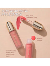 SHEIN beauty glazed Liquid Blush, Matte Finish, Long-Lasting Hydrating Makeup  105