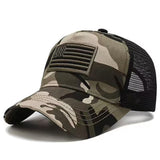 1pc Men's American Flag Embroidered Baseball Cap