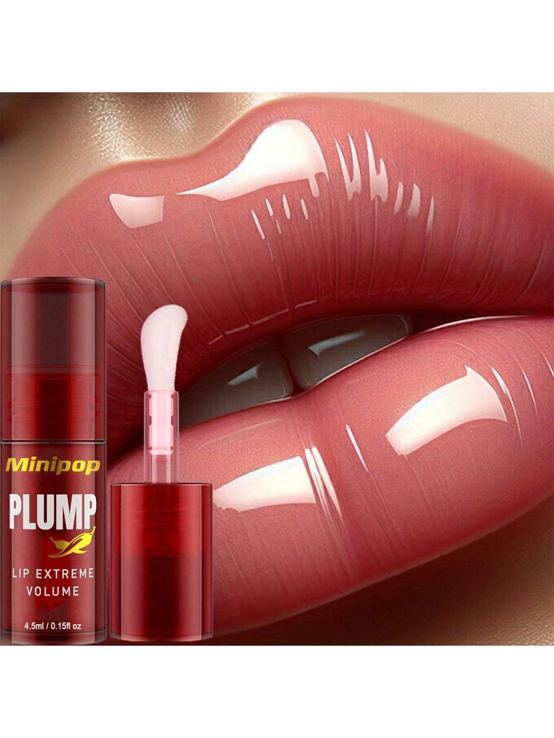 SHEIN 1pc Moisturizing Lip Plumper Oil, Nourishing & Plumping Lip Oil